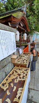 みたらし祭り　足形祈願　お参り